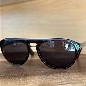Tom Ford Tortoise Aviator Sunglasses
